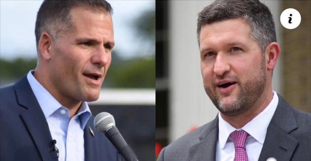 Republican Marc Molinaro (l.)  and Democrat Pat Ryan (r) are running in a special election on Tuesday, August 23rd to represent the NY 19th district in the U.S. House of Representatives.
